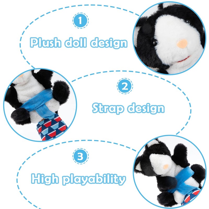 DtgEcd 1Pcs Cat Wrestling Puppet, Interactive Hand Puppets for Cats,