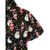 King Kameha Men's Short-Sleeved Funky Hawaiian Shirt with Front Pocket,