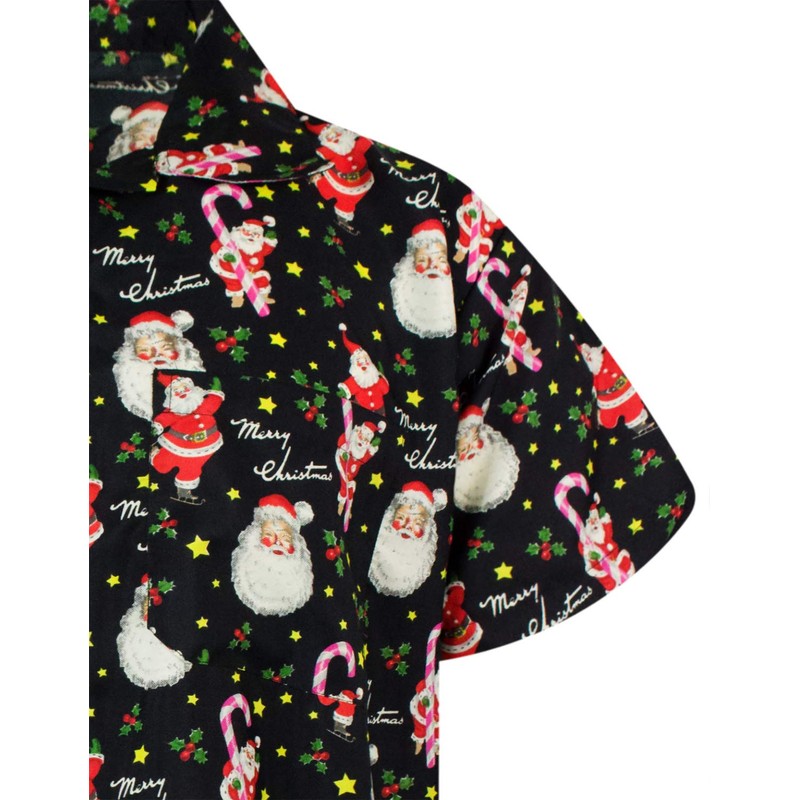 King Kameha Men's Short-Sleeved Funky Hawaiian Shirt with Front Pocket,