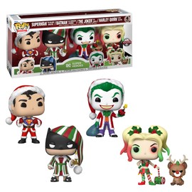 Funko! POP 4PK DC Holiday, FUN58577, Multicoloured