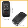 Partuto New Car 5 Button Replacement Key Fob Shell Case