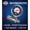 McKillans® High Pressure Washer Gauge - Push-to-Connect 3/8" Automatic Quick