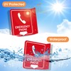 Faittoo Emergency Phone Sign, 2 Pack Emergency Phone with Down