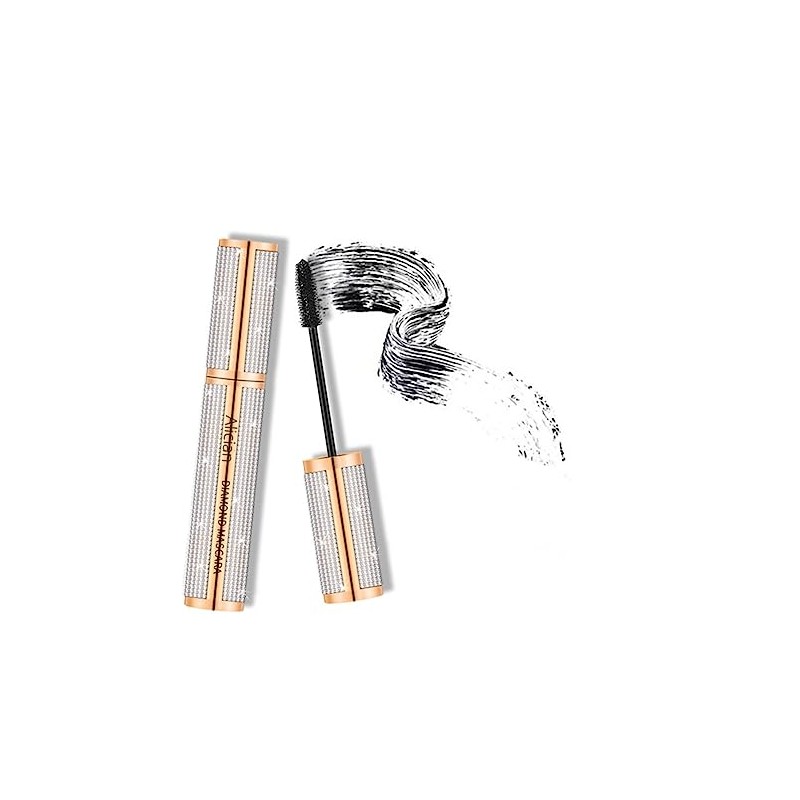 Home VIBELY Diamond Mascara Impermeable Largo Curling Extensión Pestañas Micro