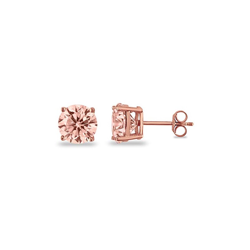 arete de tuerca de mariposa de 4 puntas de plata
