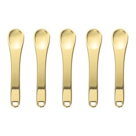 Beaupretty Cucharas Cosméticas Mini Para Crema Facial Y Ojos 5 Piezas Portátiles De Zinc Para Aplicar Hidratante Y Cuidado De La Piel Espátulas Multipropósito Compactas
