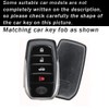 ontto 4-button Key Fob Cover with Keychain Compatible with Toyota