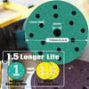 ALPXUXP Sanding Discs 150 mm Velcro 400 Grit Sandpaper 15-Hole