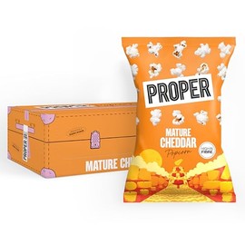 PROPER Corn Mature Cheddar Popcorn 8 X 70g