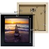 LEKAIYA 5x5 Black Picture Frames Set of 2, Square Solid