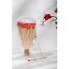 MILAVERA Premium Helix Glass Cloche - Decorative Jar with Striker.