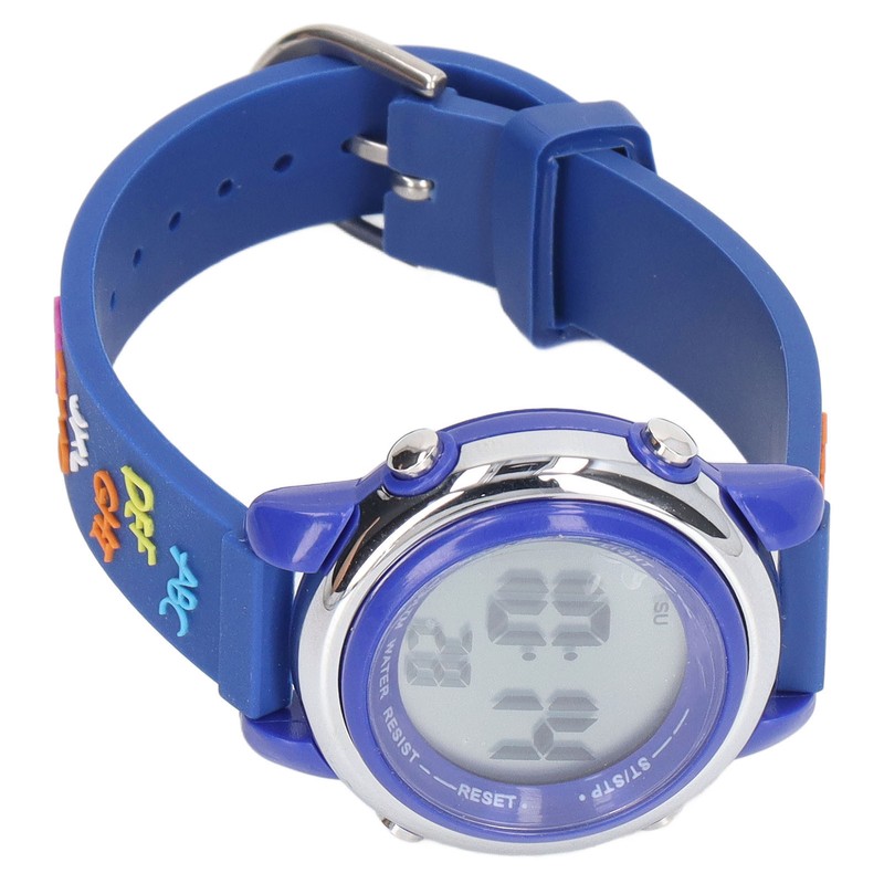Cartoon Kids Watch Waterproof LED Backlight Electronic Child Watch with