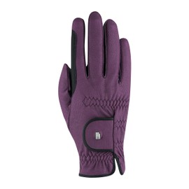 Roeckl Sports Riding Gloves Malta Winter Tournament Winter Gloves, Grape 6