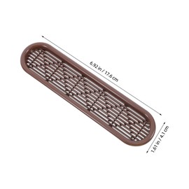 Operitacx 4pcs Plastic Ventilation Grille Cover for Cabinet Air Vent Durable Elegant Design Enhances Air Circulation Closets Shoe Cabinets Modern Aesthetics for Home