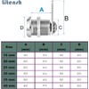 Litensh Cabinet Cam Locks 25mm, Mailbox Lock with Key Different,