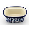 Polish Pottery Market Butter Dish with Lid, 5.75" L x