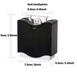 Toothpick holder, toothpick dispenser, suitable length 6.5cm toothpick, very fun table chatting piece definitely
