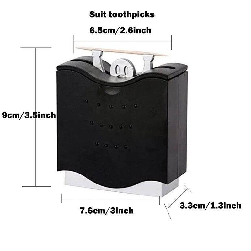 Toothpick holder, toothpick dispenser, suitable length 6.5cm toothpick, very fun