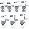 FishTrip Catfish Hooks Big River Hooks, 50pcs Live Cut Bait