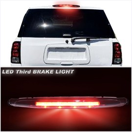 KEEGTBOX High Mount Stop Light LED Third Brake Light Fit For 2002-2009 Chevy Trailblazer GMC Envoy Rear 3rd Brake Lamp Buick Rainier Isuzu Ascender Oldsmobile Bravada Cargo Light(RED)