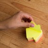 D.RECT Sticky Notes, 1 Pad of 400 Neon Color Arrow