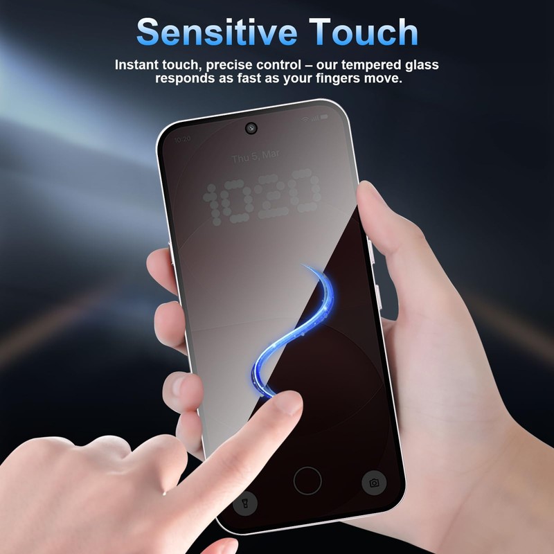 Lokyoo 3 Pack Privacy Screen Protector for Nothing Phone (4a)