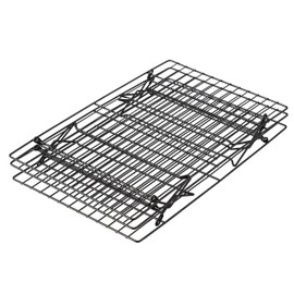 Wilton Excelle Elite 3-Tier Cooling Rack for Cookies, Cake and More - Cool Batches of Cookies, Cake Layers or Finger Foods, Black