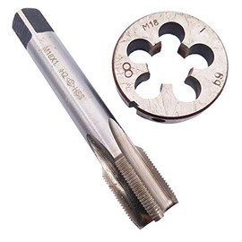 HSS M18 x 1mm Tap and M18 x 1.0mm Die Metric Thread Right Hand