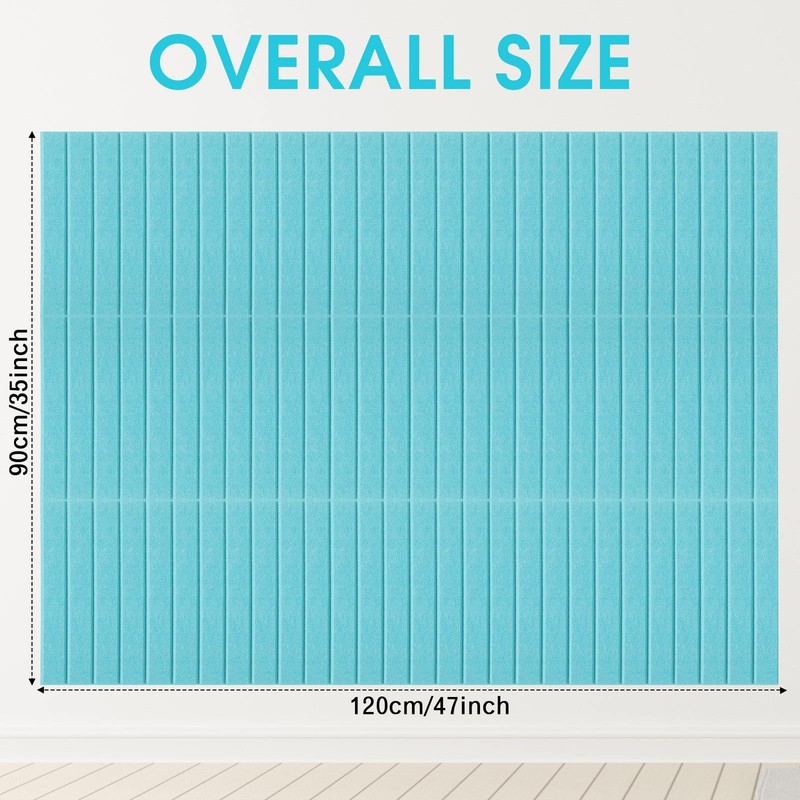 Honoson 12 Pack 47" x 35" Large Cork Board Alternative