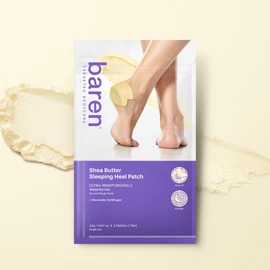 baren Shea Butter Sleeping Heel Patch 2P - baren Shea Butter Sleeping Heel Patch 2P