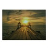 Ambesonne Beach Cutting Board, Wooden Dock Serene Bangkok Bay Morning