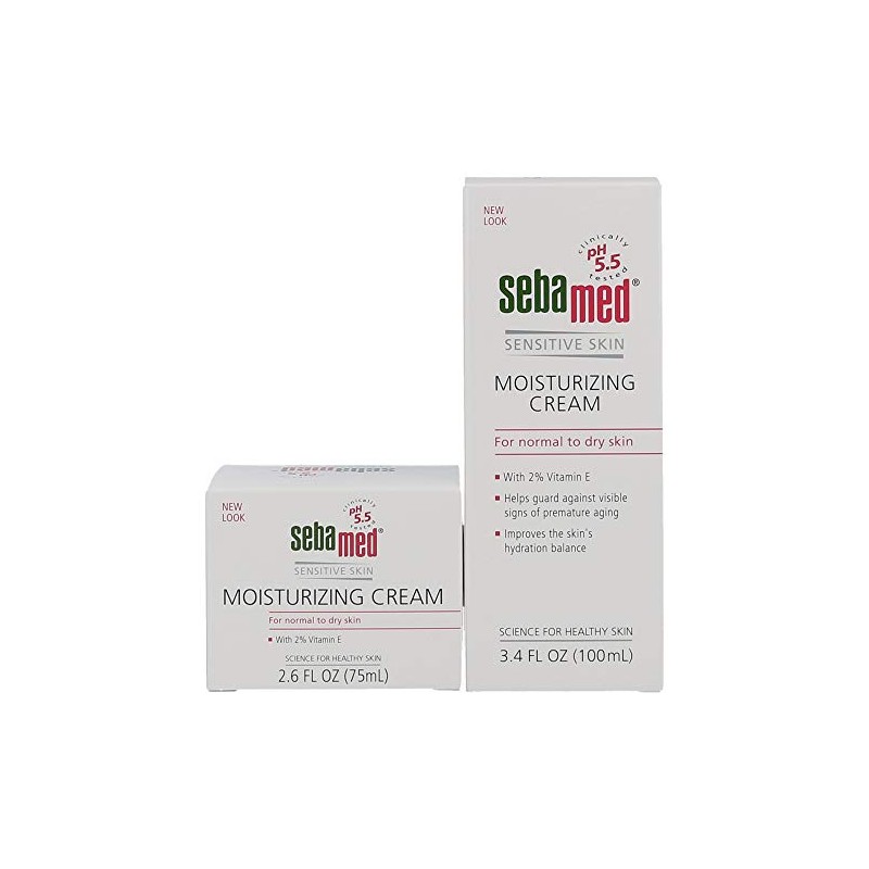 SEBAMED Moisturizing Face Cream 2.6 Fluid Ounces (75mL) and Moisturizing