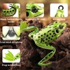 Weedless Topwater Frog Lures - 5PCS Hollow Body Frog Lures