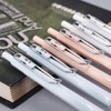 UPENOTE 6pcs Gel Pen set, Black Ink Pens 0.18mm /0.28mm