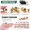 Keadic Pack of 110 M2 M3 M4 M5 M6 Brass