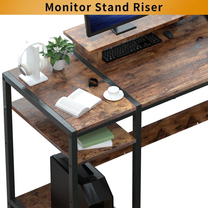 MINOSYS Gaming/Computer Desk - 47” Home Office Small Desk with