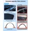 [2025 Upgrade] Doogoocoo Windshield Sun Shade [Ice-Crystal Cooling & 100%