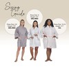 Boca Terry Womens Waffle Robe - Knee Length Robes -