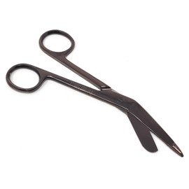 Lister Bandage Scissors 5.5", Made of Premium quality Stainless Steel Ideal Gift for Nurses, Medical Students, Paramedics, Doctors, Home Stainless Steel (Brown)