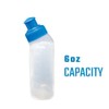Synergy Reusable Handheld Hydration Running Water Bottles (4-Pack) (6oz 4-Pack,