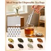 HOUSE AGAIN Tea Infuser for Loose Leaf Tea, 2-in-1 Tea
