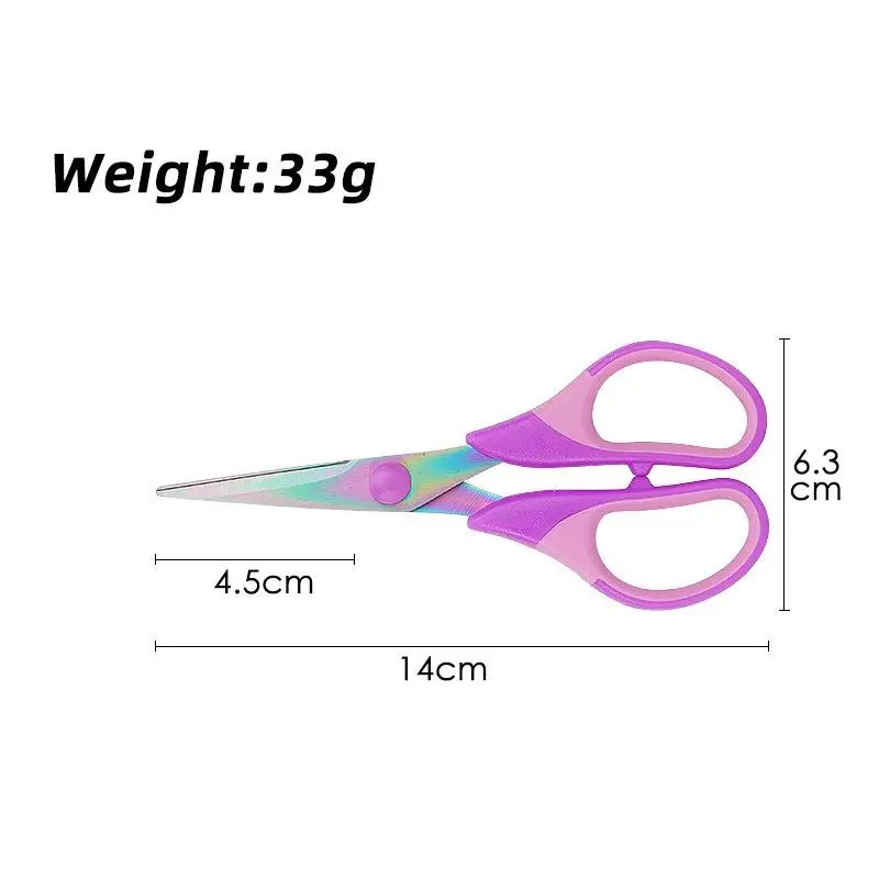Titanium-Plated Craft Scissors for Sewing & DIY Projects – Versatile