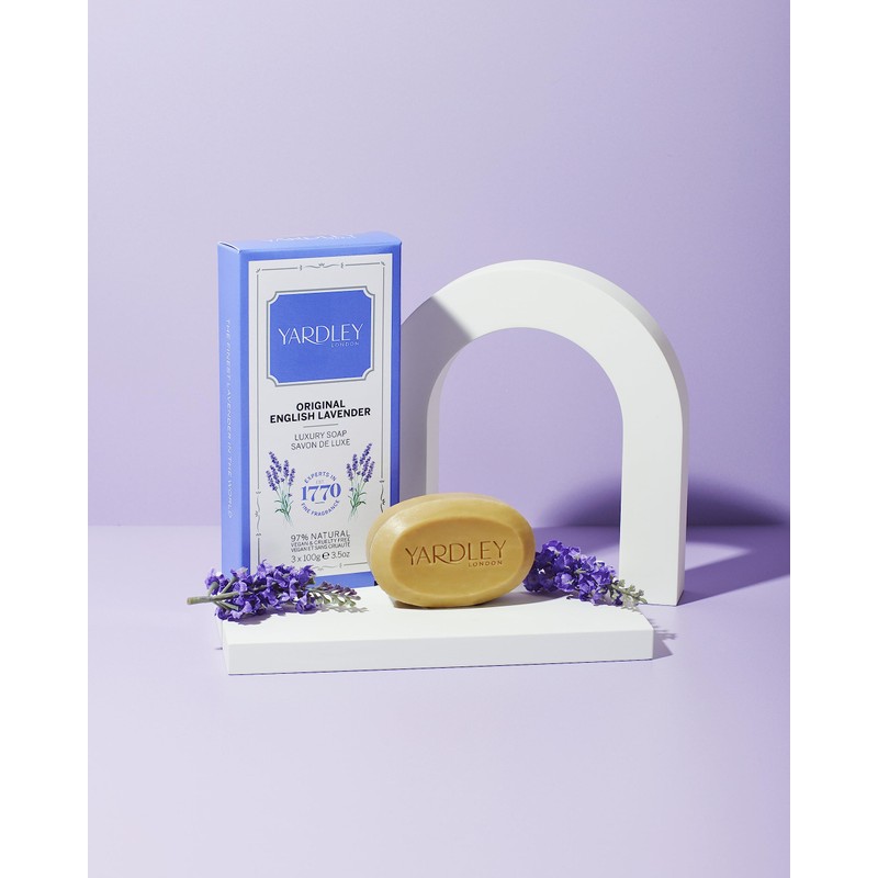 Yardley London Original English Lavender Soap 3 x 100g