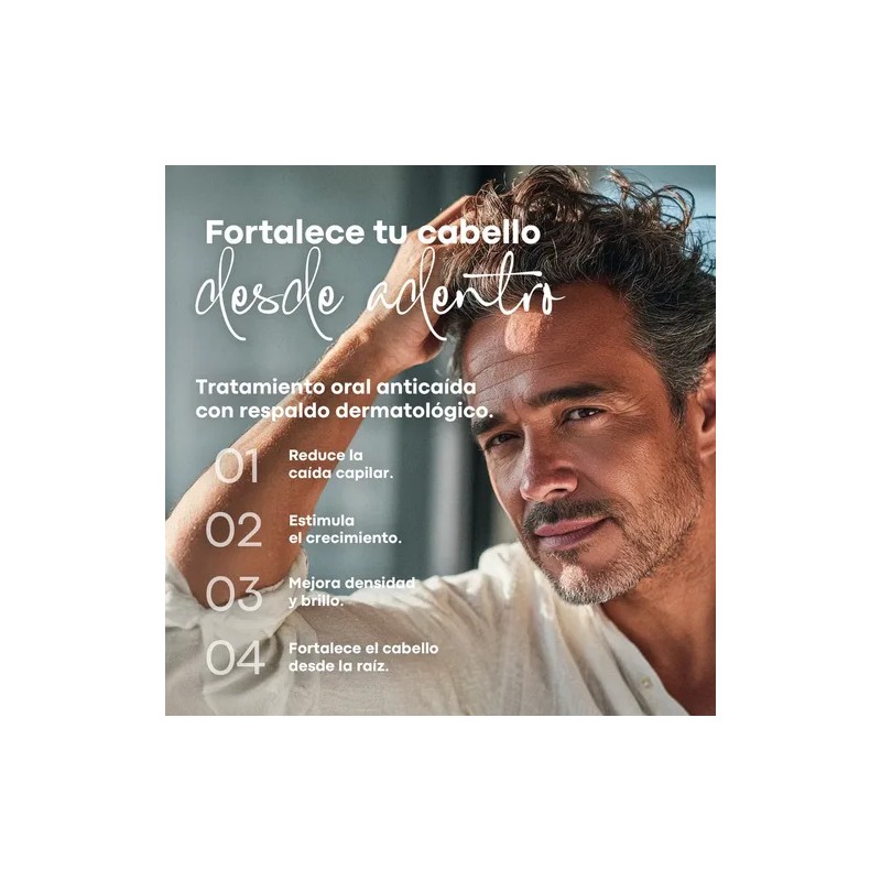Biotina Alostet Suplemento Anticaída Crecimiento del Cabello