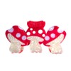 Funny Mushroom Hair Clips,PVC Hair Clips,Big Claw Clips for Girl,Hair