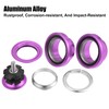 X AUTOHAUX 34mm 1-1/8" Threadless Bicycle Headset Combo Bike Threadless