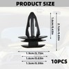 10Pcs Car Body Retainer Clips Set Universal Durable Car Trim