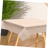 GRIRIW Plaid Tablecloth Peva Table Cover for Rectangle Tables Thick