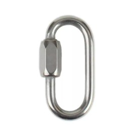 Everbilt 3/8 in. Stainless Steel Quick Link Hook 3600 lb. 42794