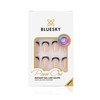 Bluesky Press On Nails - Square Tip - Black French